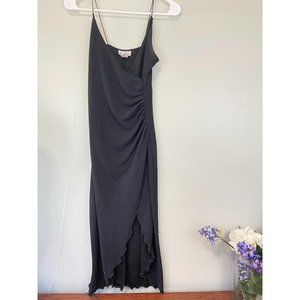 Youniqu Small Black Dress Midi Rouge BodyCon Midi